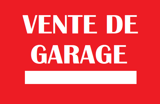 VENTES DE GARAGE