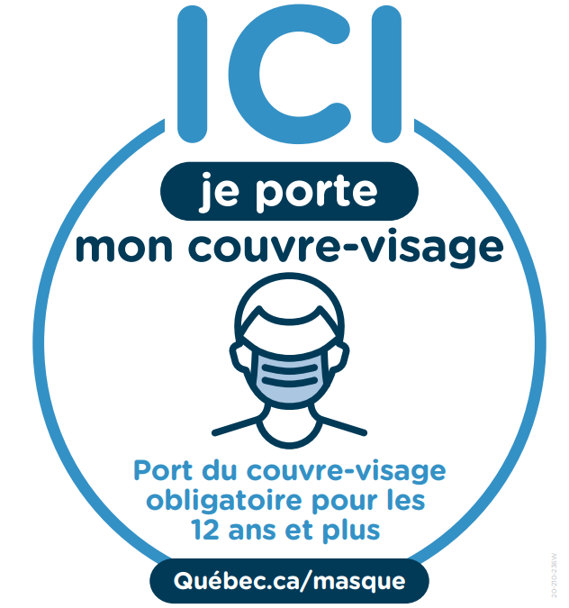 LE PORT DU COUVRE-VISAGE EST MAINTENANT OBLIGATOIRE À L&rsquo;HÔTEL DE VILLE