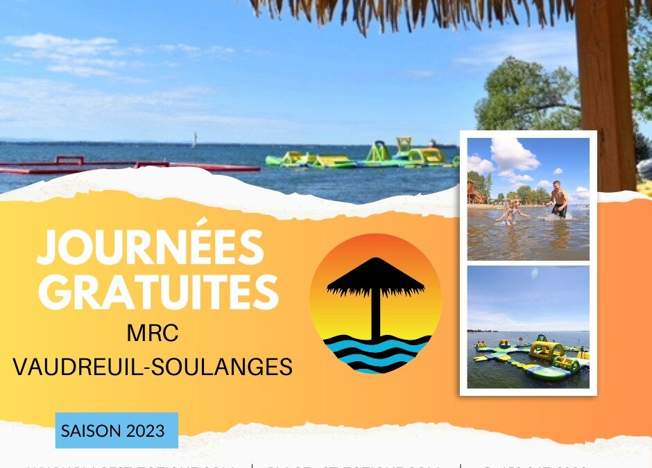JOURNÉE GRATUITE À LA PLAGE DE SAINT-ZOTIQUE