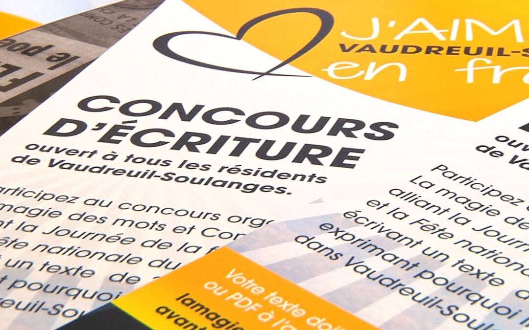 Concours d&rsquo;écriture Vaudreuil-Soulanges 2024