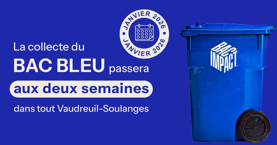 Changement de fréquence pour la collecte des matières recyclables | 1er janvier 2026